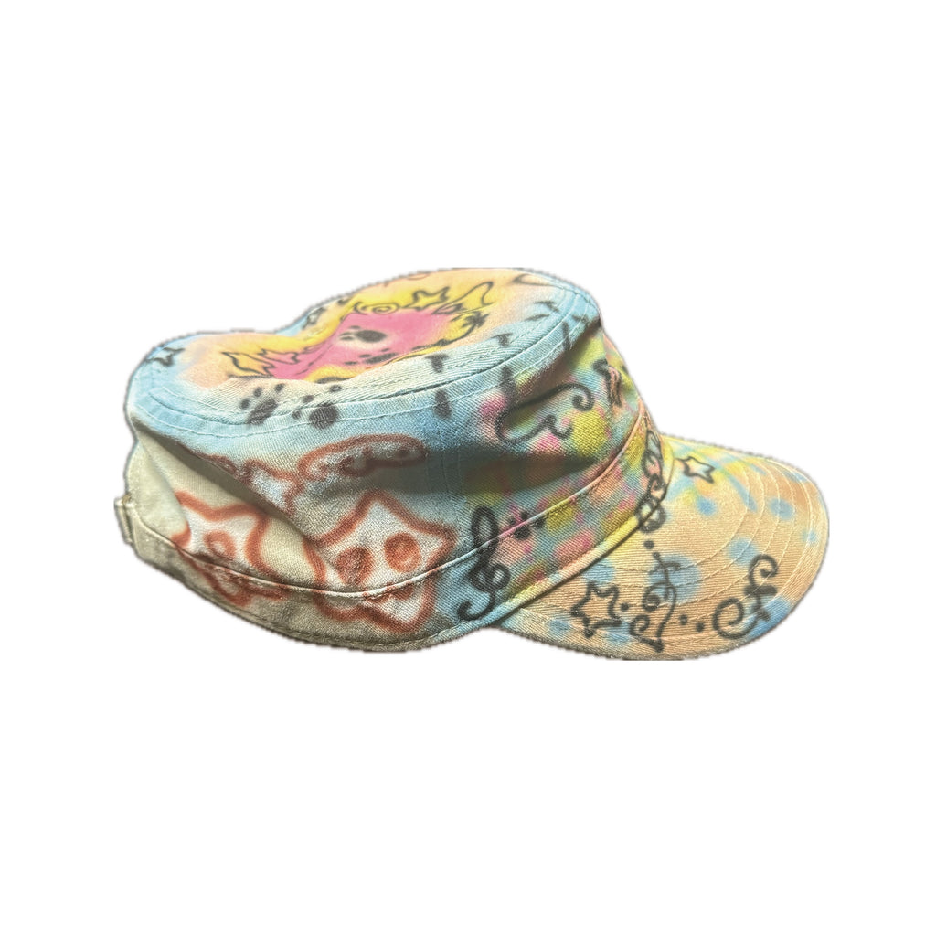 Star Cap - Stars All Over Plaid