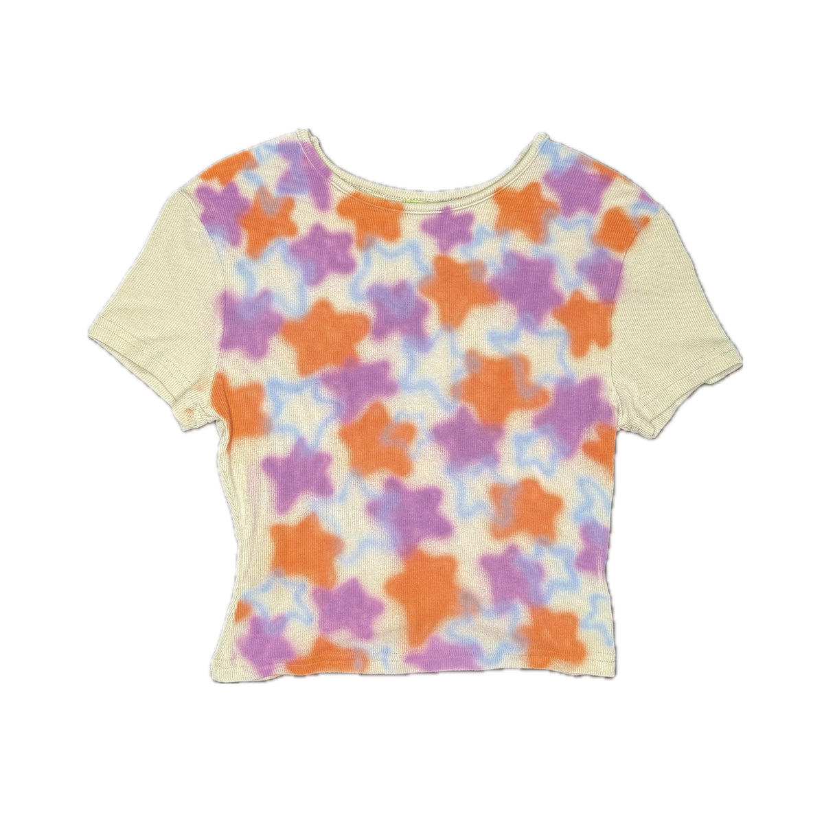 Starry Fitted Top - Orange & Grape