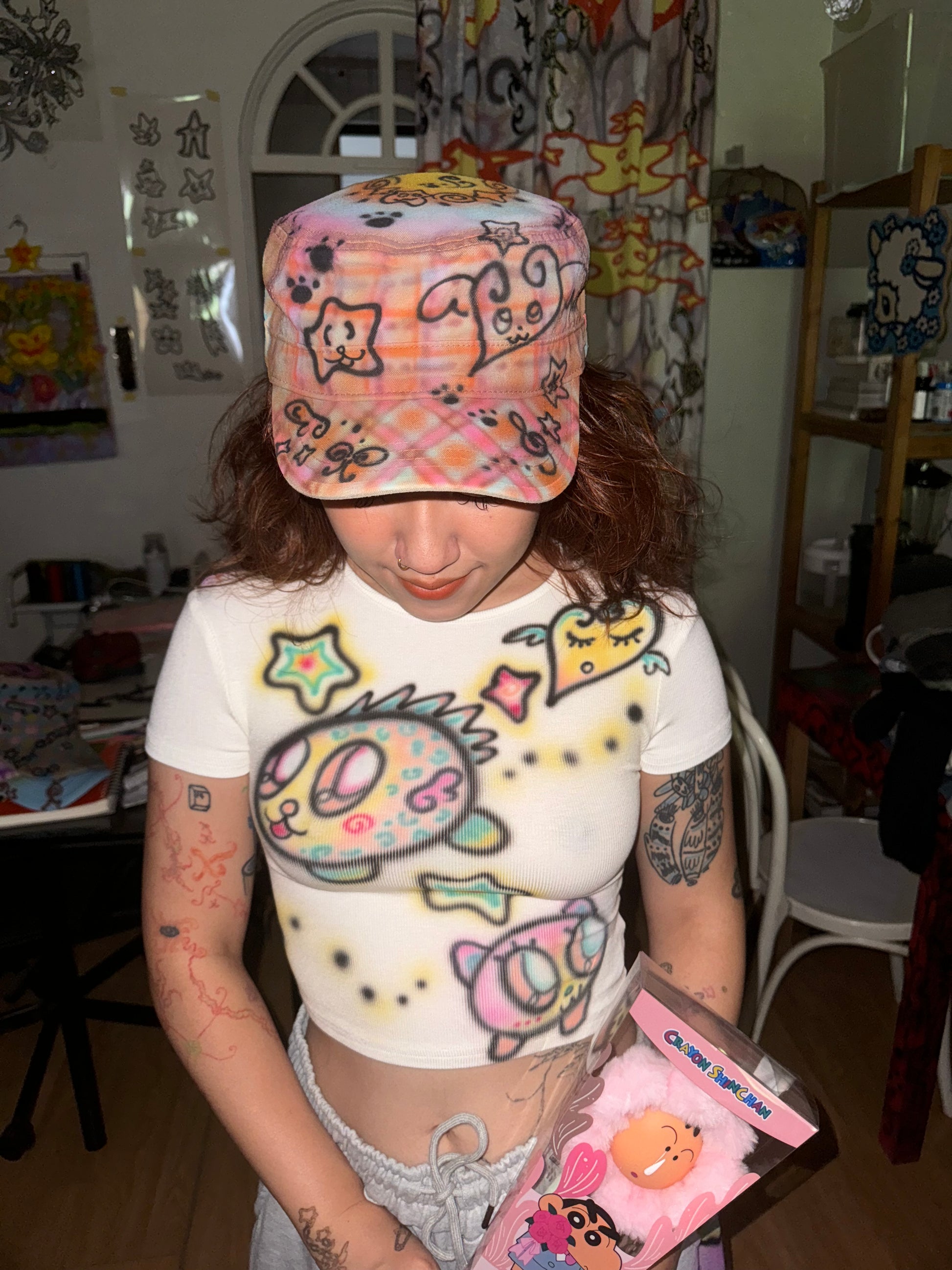 Star Fitted Top - Love & Love