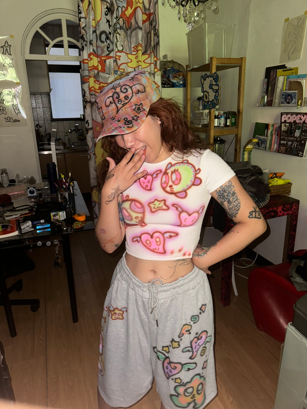 Star Short - Star Family & Plaid