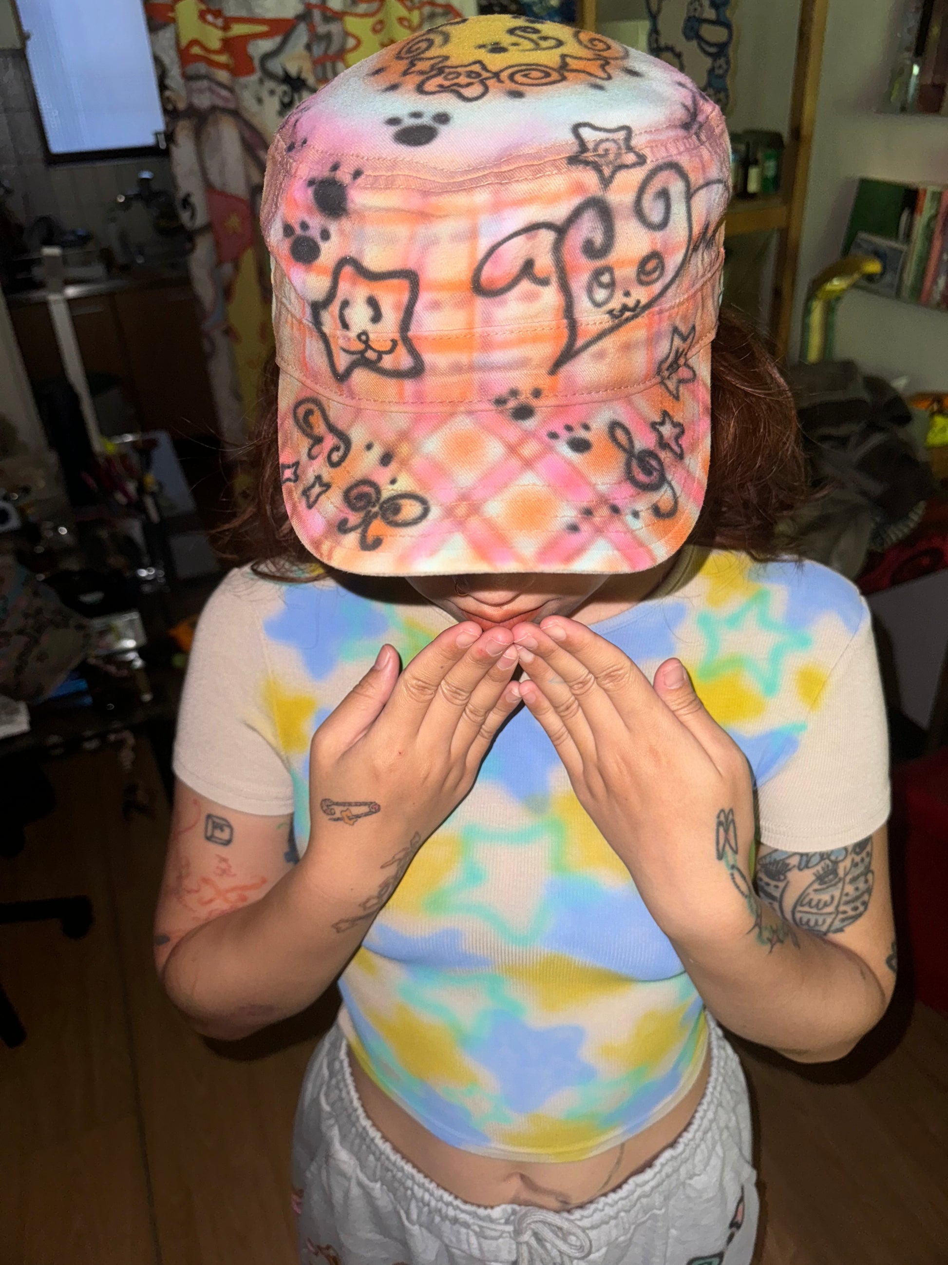 Starry Fitted Top - Blueberry Lemon