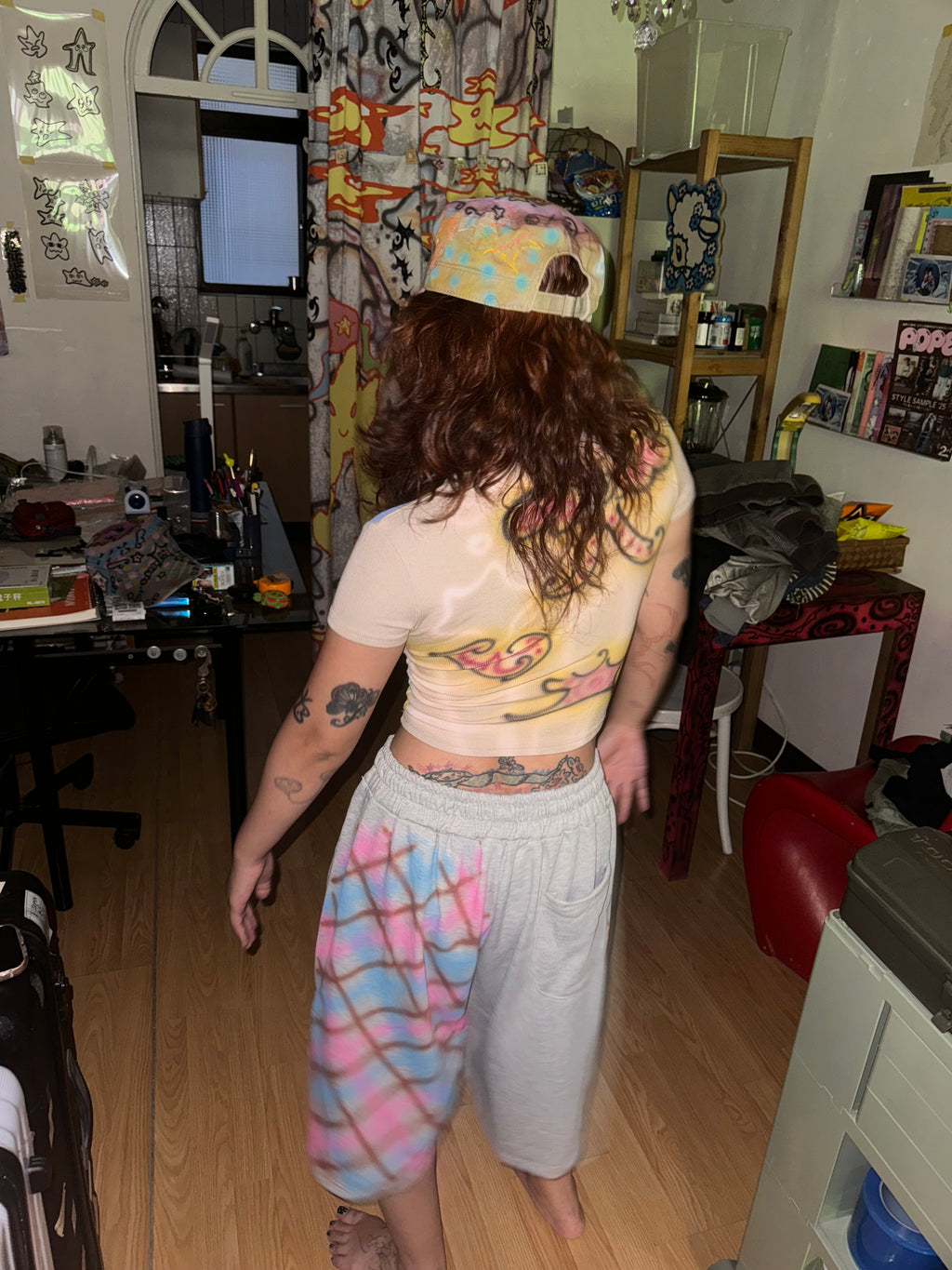 Starry Fitted Top - Blueberry Lemon