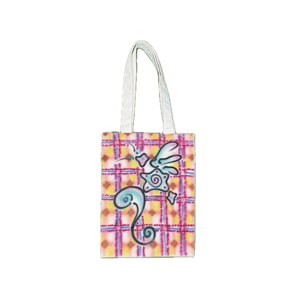 Star Tote Bag - Star Charm & Plaid